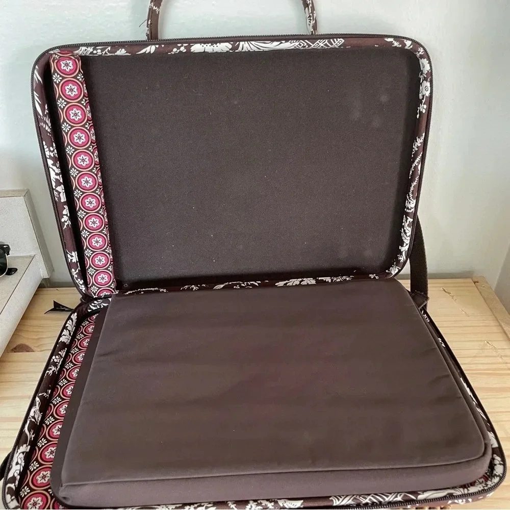 Vera Bradley laptop case brown